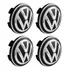 Kit Calota Meio Central Roda Esportiva Wsw Vw Gol G5 G6 Polo