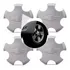 Kit Calotinha Centro Tampa Roda S10 Tornado 2010 Blazer Exec