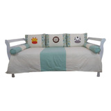 Kit Cama Babá Bicama 6 Peças Quarto Bebê Selva Safari Verde