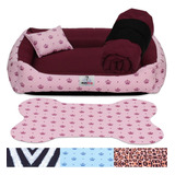 Kit Cama Caminha Pet Para Cachorro Lavável Tamanho P