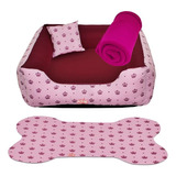 Kit Cama Casinha Caminha Pet Para