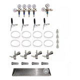 Kit Camâra Fria Torneiras Belga Profissional 4 Vias Completa