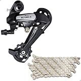 Kit Cambio Traseiro 7v Index 43 Dentes - Corrente 7v Index