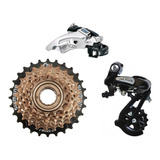 Kit Cambios Shimano Altus Dianteiro Traseiro Catraca 7 Vel 