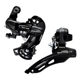 Kit Cambios Shimano Tourney Traseiro E Dianteiro Ty300 tz500