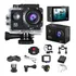 Kit Câmera De Ação Esportiva 4k Wifi Full Hd + 32gb + Bastão