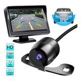 Kit Câmera De Ré Hd Visão Noturna Visor Lcd 4 3 Polegadas