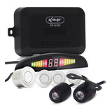 Kit Câmera De Ré Visão Noturna Hd Sensor Estacionamento