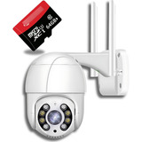Kit Câmera De Segurança Externa Wifi Cartão 64gb Original