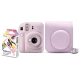 Kit Câmera Instantânea Fujifilm Instax Mini 12 Lilas Candy +