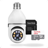 Kit Camera Seguranca Lampada