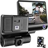 Kit Câmera Veicular E ACE 3 Câmeras Gravador DVR Full HD Câmera Frontal Interna E Traseira Monitor LCD