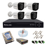 Kit Câmeras De Segurança Residencial Ahd Acesso Internet P2p