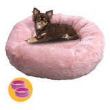 Kit Caminha Nuvem Cachorro M 55x55 Imediato Premium Cor Rosa