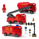 Kit Caminhoes Bombeiros Resgate