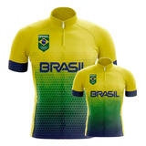 Kit Camisa Brasil Manga