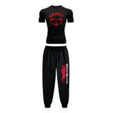 Kit Camisa Compressão Térmica E Calça Moletom Ryomen Sukuna