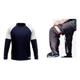 Kit Camisa De Pesca Calça Vira Bermuda Proteção Solar 50