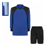 Kit Camisa E Bermuda Para Goleiro Com Proteção Acolchoada