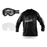 Kit Camisa Óculos Motocross