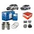 Kit Camisa Pistão Anel Ks Peugeot 206 1 4 2006 2007 2008   