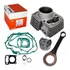 Kit Camisa Pistao Biela Nxr Bros 150 Es 2010 Flex Metalleve