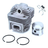 Kit Camisa Pistão Vela Junta P Roçadeira Motor 43cc 40mm