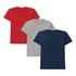Kit Camisas Masculinas Gola Redonda Básica Malwee 3 Unidades