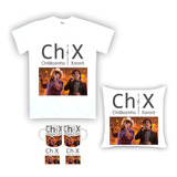 Kit Camiseta Almofada E Caneca Chitãozinho E Xororó