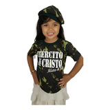 Kit Camiseta Camuflada Infantil