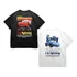 Kit Camiseta Casal Desenho Mcqueen Sally Cars Carros