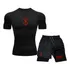 Kit Camiseta Compressão E Short Dry Fit Anime Berserk Logo