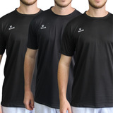 Kit Camiseta Dry Fit Masculina Rhumell Básica Treino Esporte