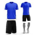 Kit Camiseta E Calção Conjunto Futebol