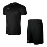 Kit Camiseta E Calção Conjunto Futebol Academia Penalty