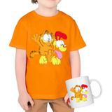 Kit Camiseta Garfied Ody
