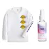 Kit Camiseta Hollister Nba + Body Manga Longa Lakers M