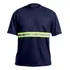 Kit Camiseta Manga Curta Com Faixa Refletiva Pv 2 Peças