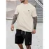 Kit Camiseta Masculina + Short Moletom Algodão Conjunto