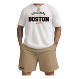 Kit Camiseta Masculina Short