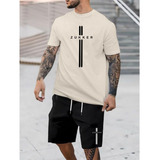 Kit Camiseta Masculina short