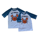 Kit Camiseta Térmica Piscina Blusa Infantil