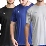 Kit Camisetas Dry Fit Masculina Rhumell Plus Size Academia