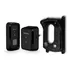 Kit Campainha Sem Fio Cib 101 Preta Intelbras Com Protetor Bivolt