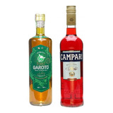 Kit Campari 900ml Cachaça De Jambu Meu Garoto 700ml