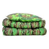 Kit Camping Colchonete Solteiro C Travesseiro 1 88 X 78cm