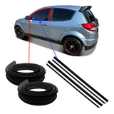 Kit Canaleta E Pestana Dianteira Ford Ka 1997 A 2014