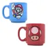 Kit Canecas Mario Toad 100 Ml Empilhaveis Presente Criativo