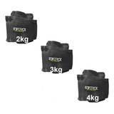 Kit Caneleira Peso Tornozeleira 2kg 3kg 4kg Fortalecimento