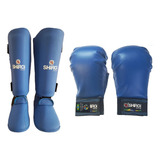 Kit Caneleiras E Luvas De Karatê Infantil Oficial Cbk Shiroi